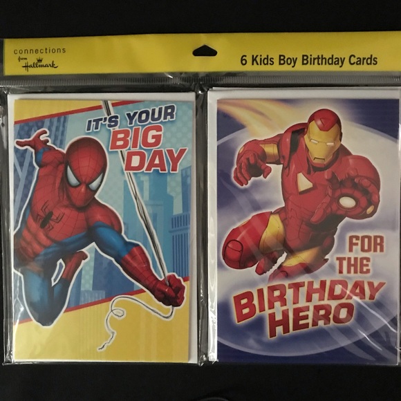 NWT Ironman & Spider-Man Invitations (2 packs) - Picture 1 of 2